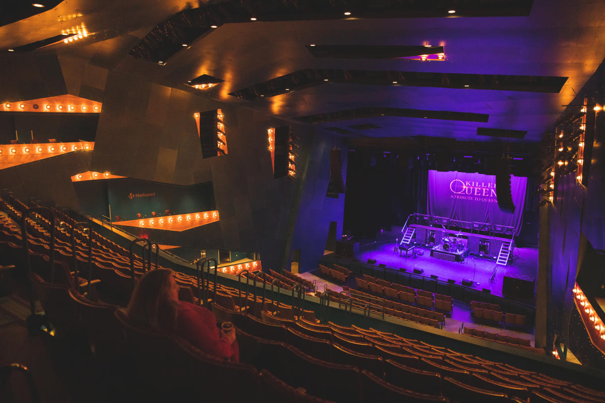 Theater and stage at Pablo Center at the Confluence