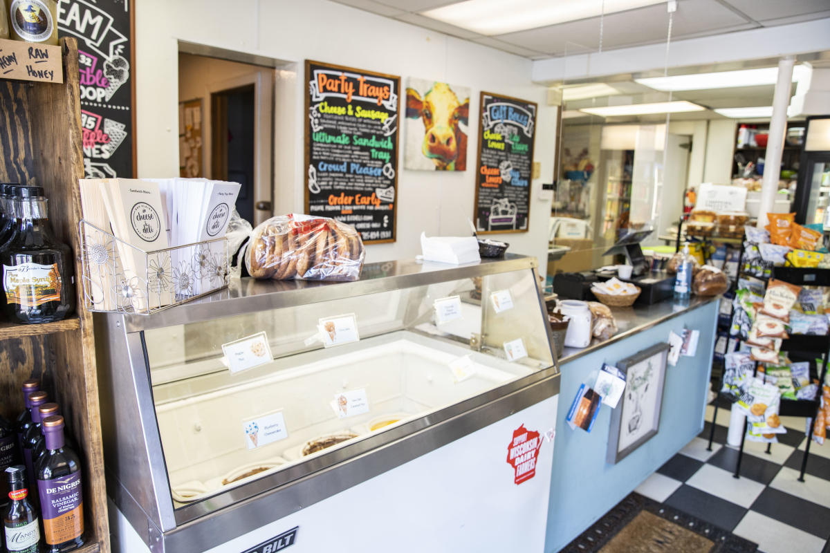 Ice cream at Eau Claire Cheese & Deli