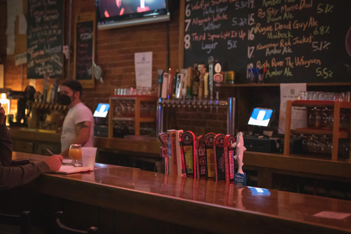 The bar at Eau Claire Fire House