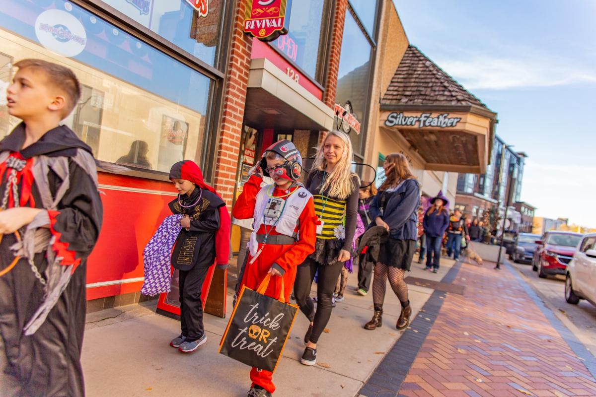 Halloween Trick or Treat in Downtown Eau Claire