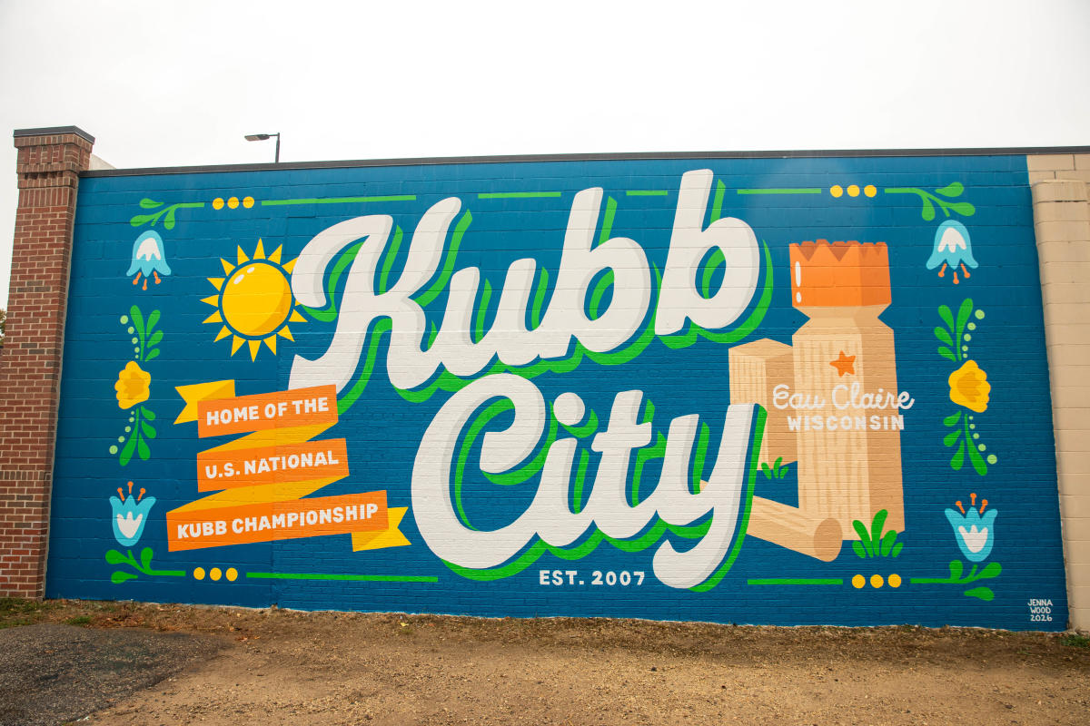 Kubb City Mural by Jenna Wood