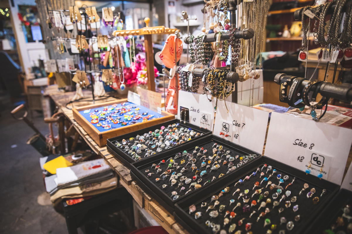 Jewelry sold at Osseo Nickel Barn & Coffee Shop in Osseo, WI