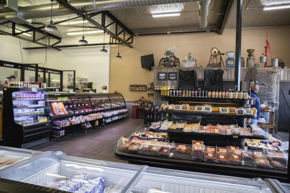 Interior of Rump's Butcher Shoppe in Altoona