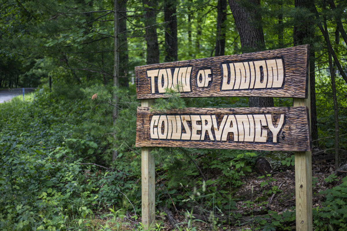 Town of Union Conservancy Sign in West Eau Claire