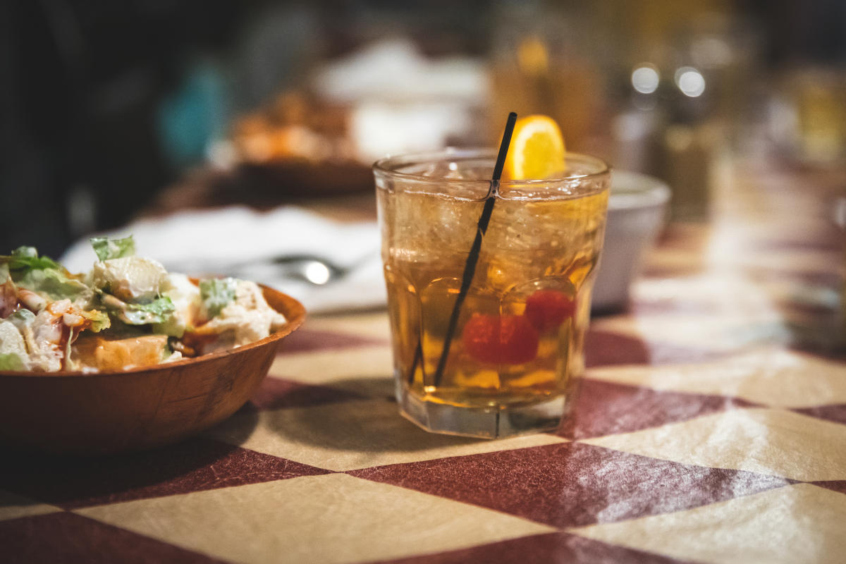 An Old Fashioned served at 4 Mile Restaurant in Eau Claire, WI
