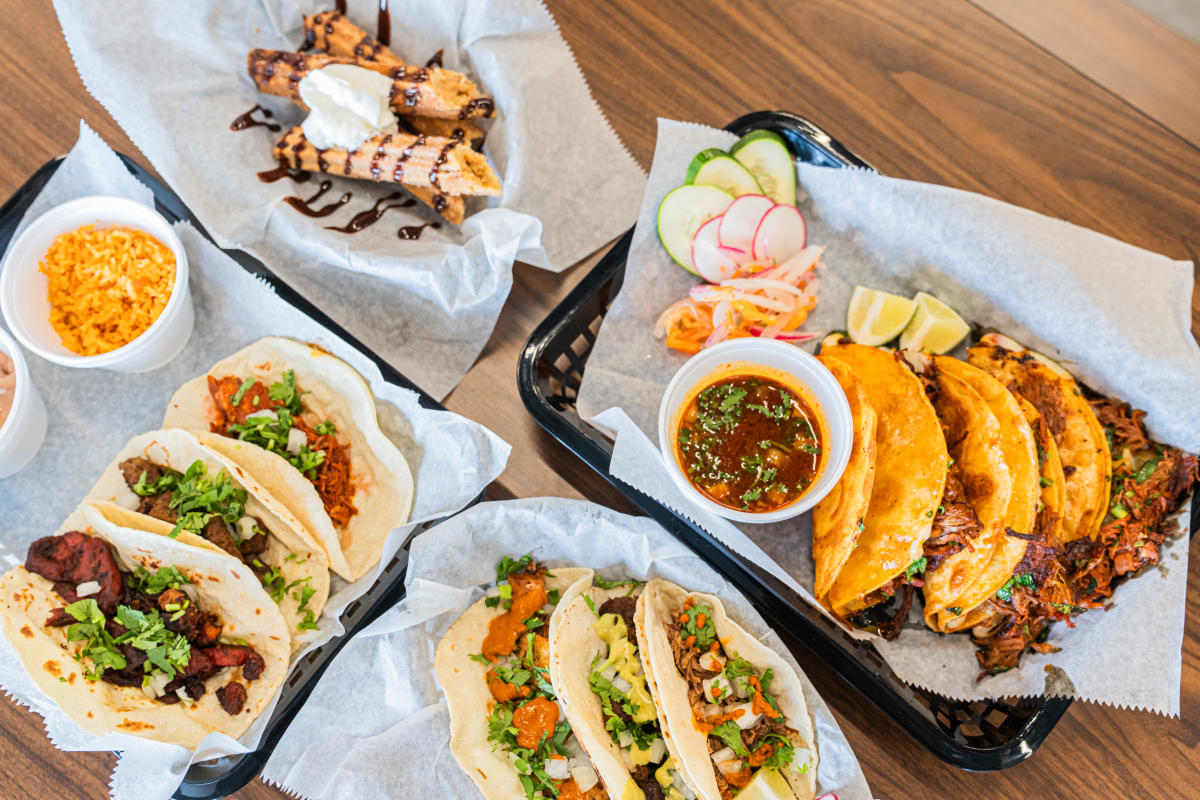 Food at Isa's Taquiera Urbana located in Social On Main in Downtown Elizabethtown, KY