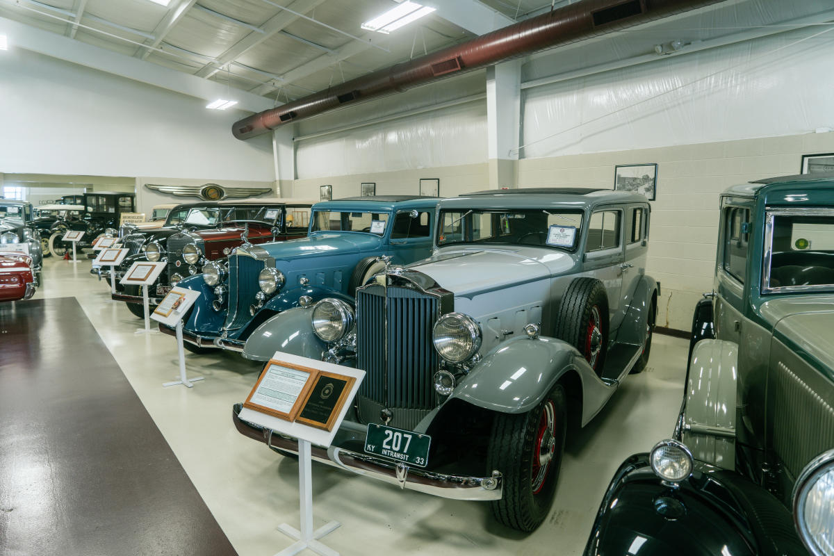 classic cars at swope cars of yesteryear museum