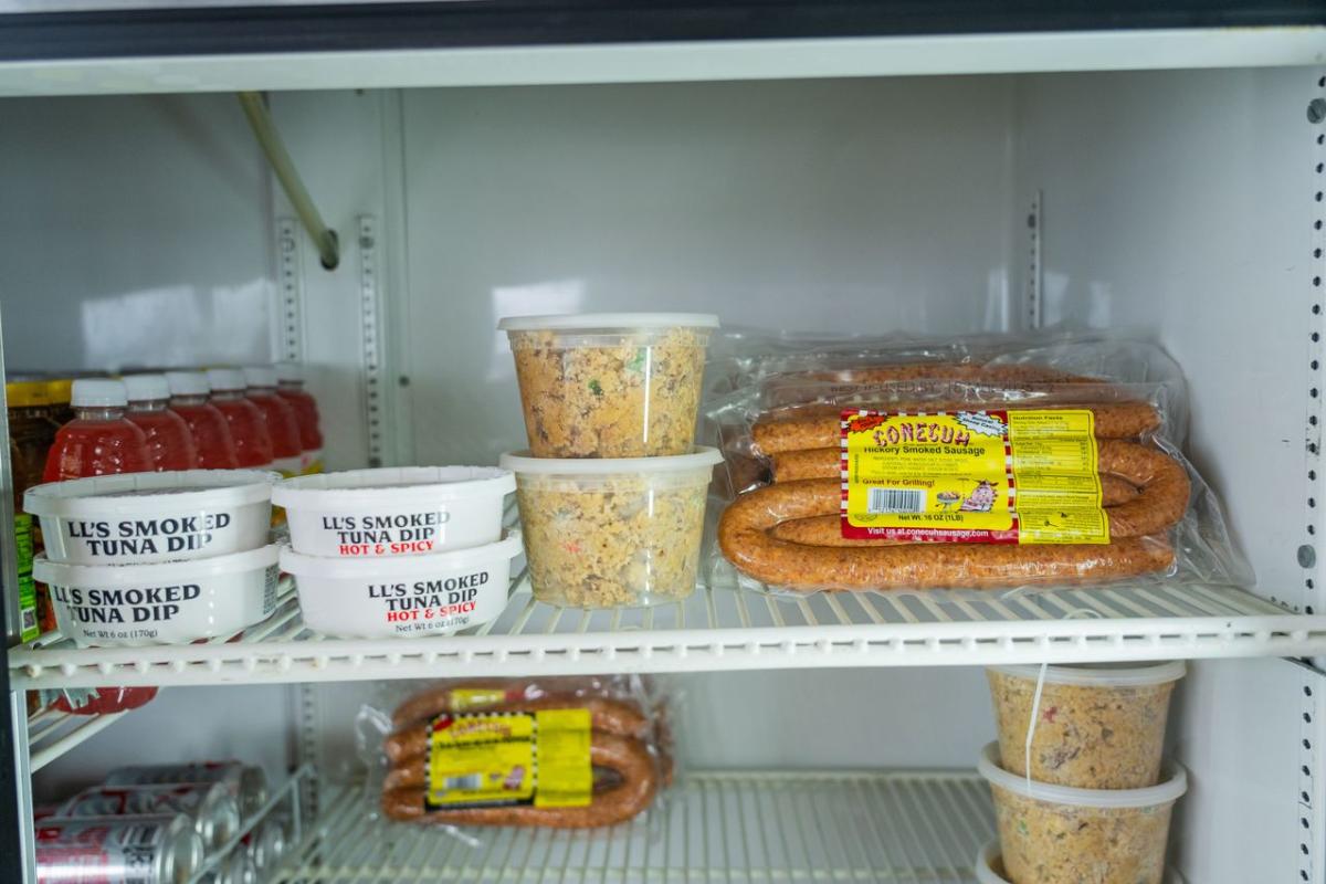 Fridge selection at Gulf Coast Connection located in Elizabethtown, Kentucky.