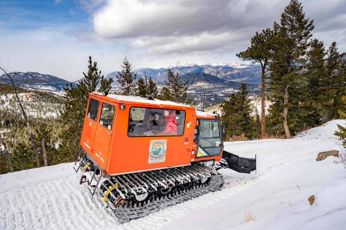 estes park outfitters snowcat