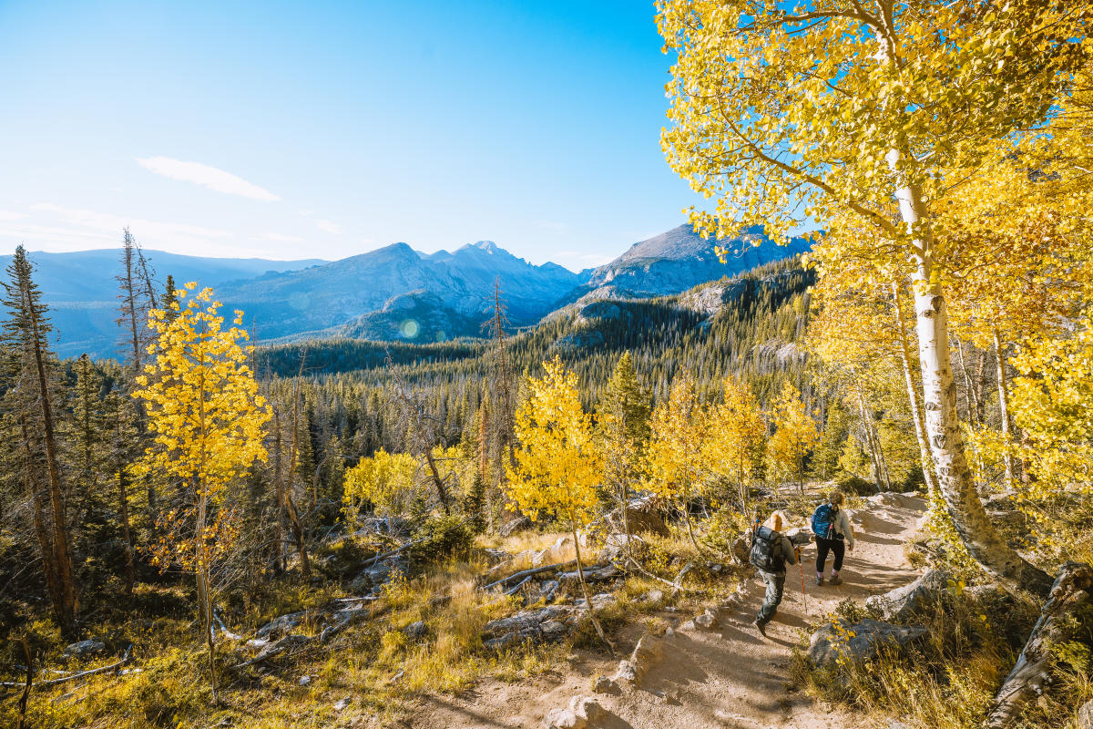 fall hiking