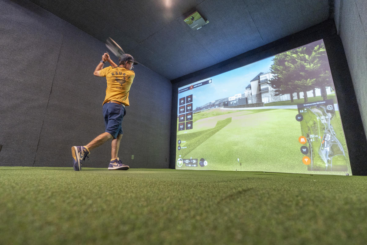 Ride a Kart golf simulator
