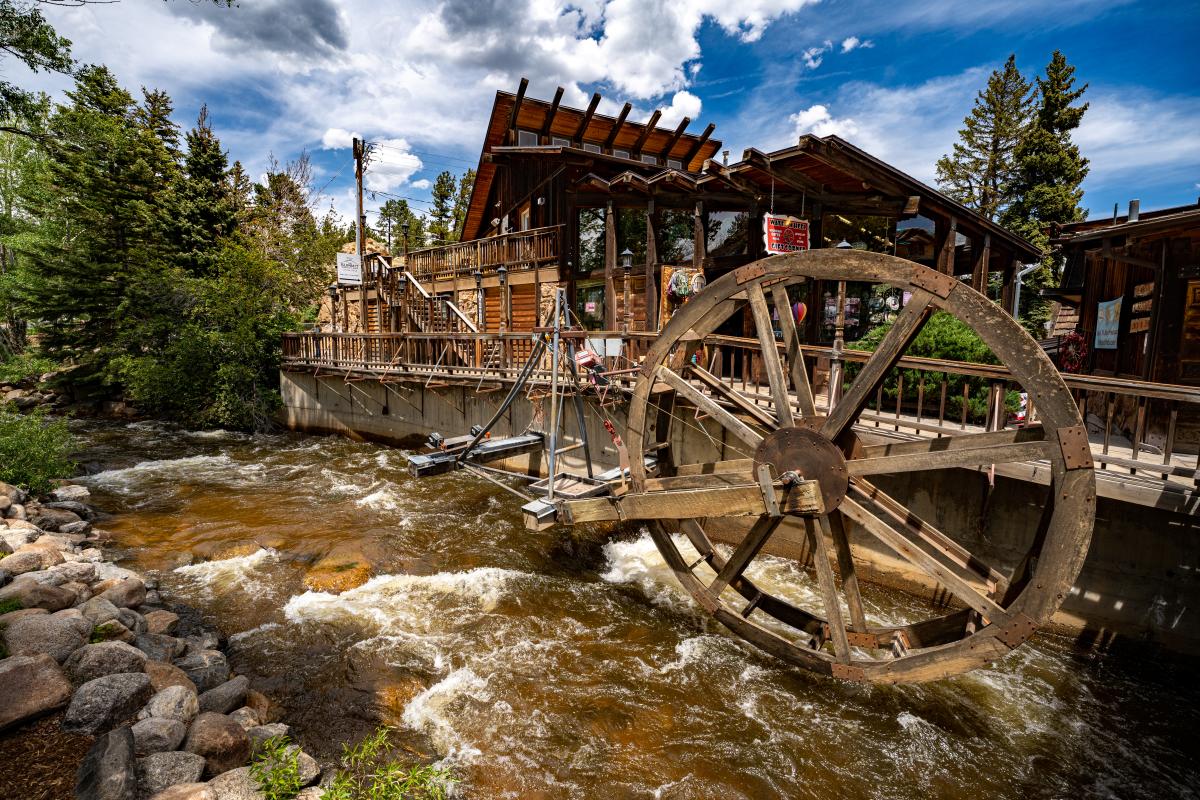 Downtown Water Wheel