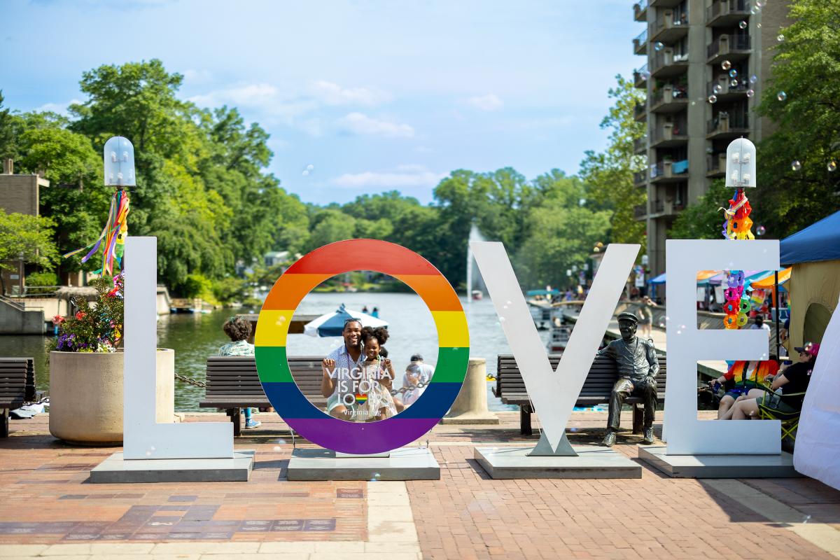 Pride Love Letters at Lake Anne