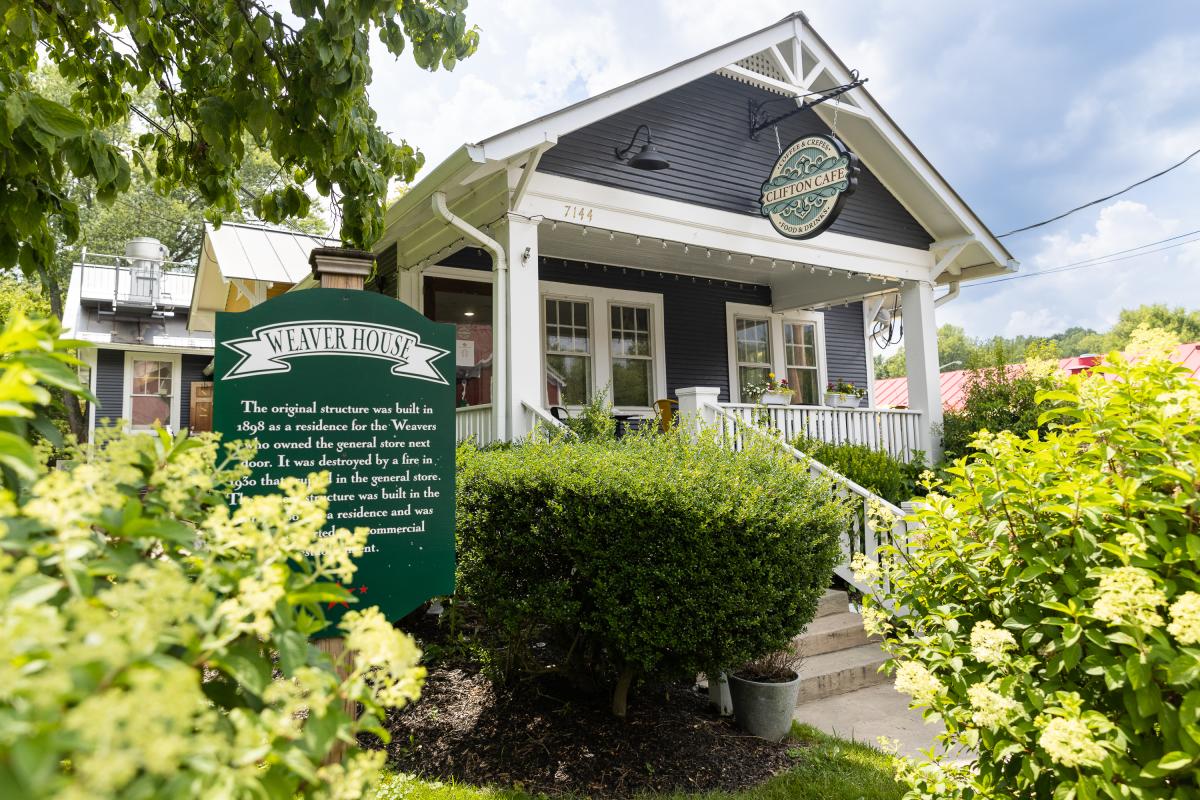 Front entrance to Clifton Cafe