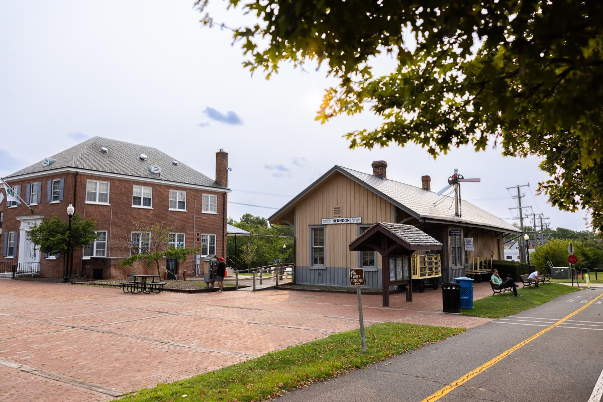 Herndon Depot Musuem and Town Hall - Spring