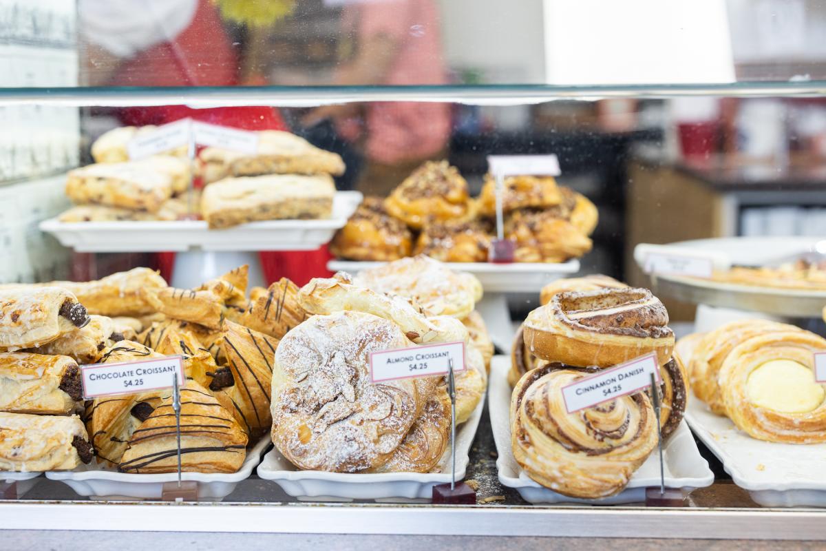 Display of pastries