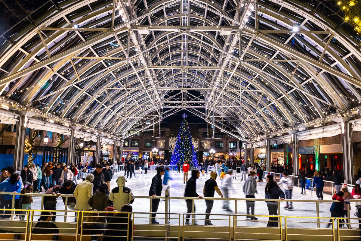 Reston Town Center - Ice Rink - Ice Skating - Winter - Holidays
