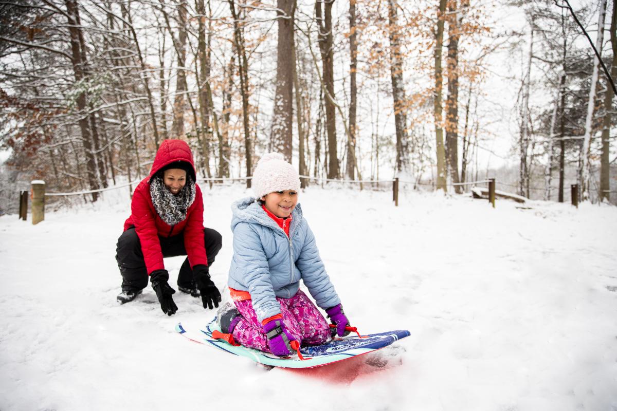 Sledding - Winter - Activities - April Greer