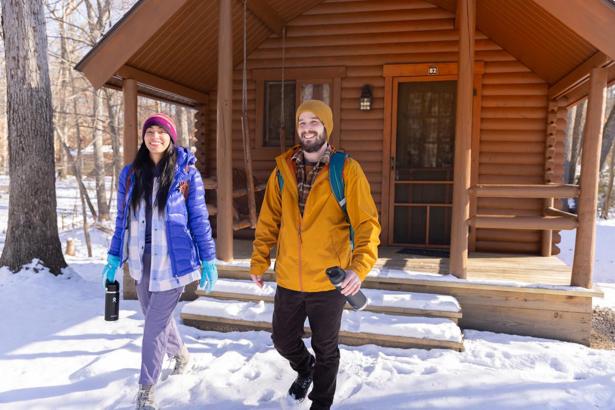 Bull Run Regional Park Campground - Winter - Camping - Couple