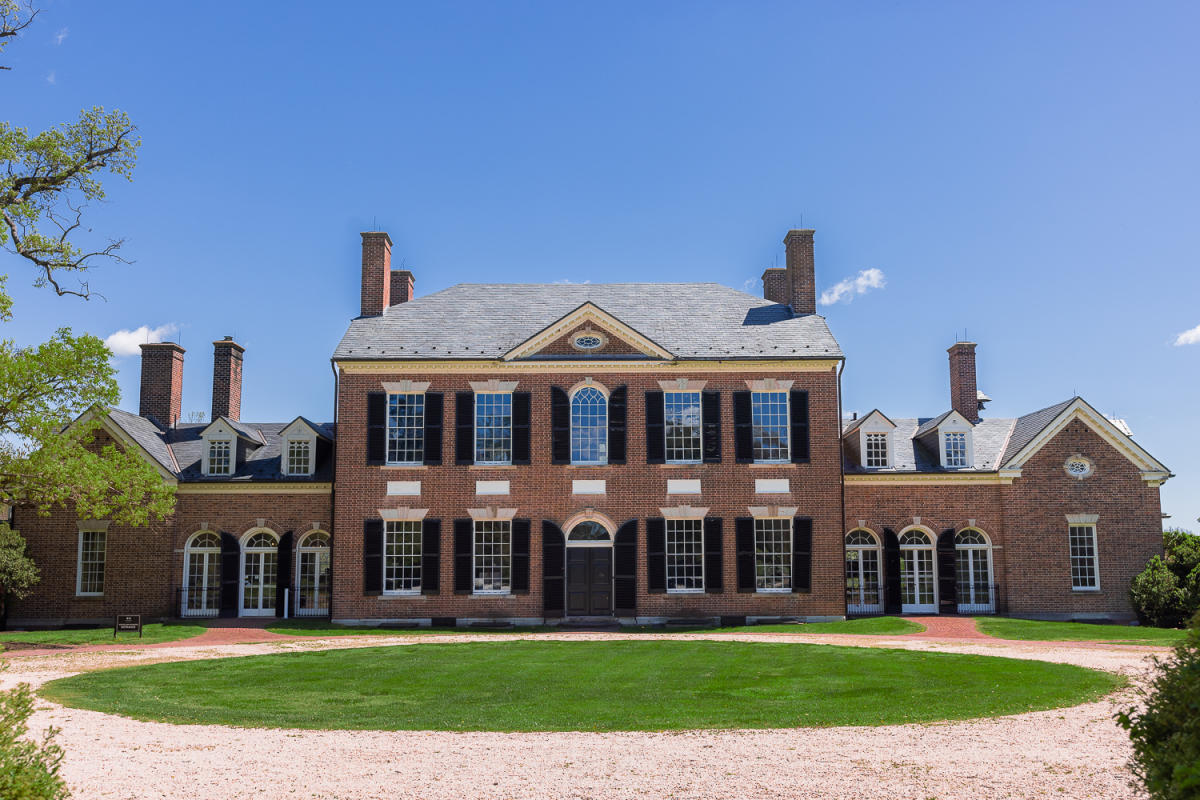 Woodlawn Estate - Front Entrance - Historic Home - Alexandria