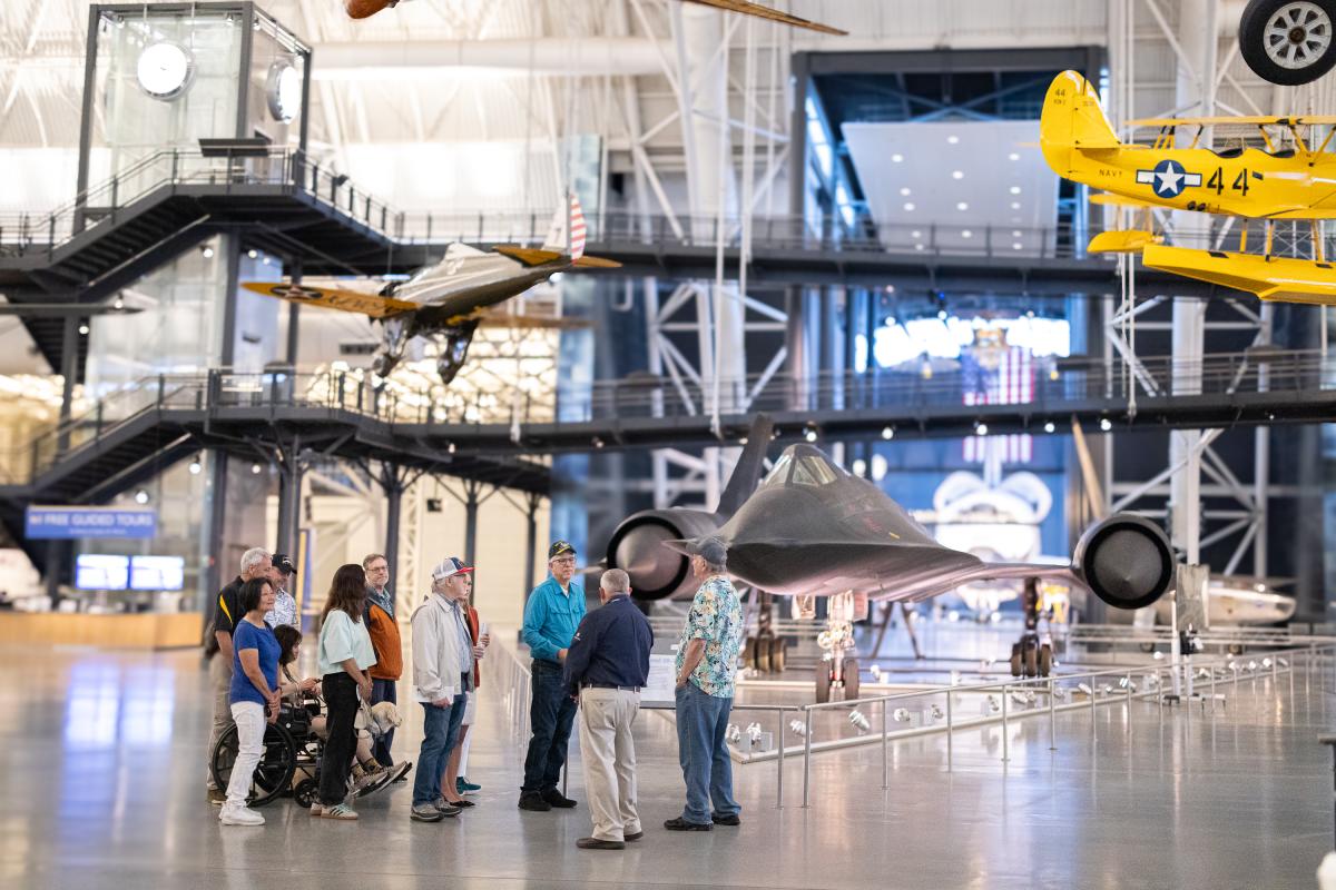 Smithsonian Air and Space Museum Udvar Hazy Center - Military - Groups - Discovery - Blackbird - Accessible - OBVFX - April Greer