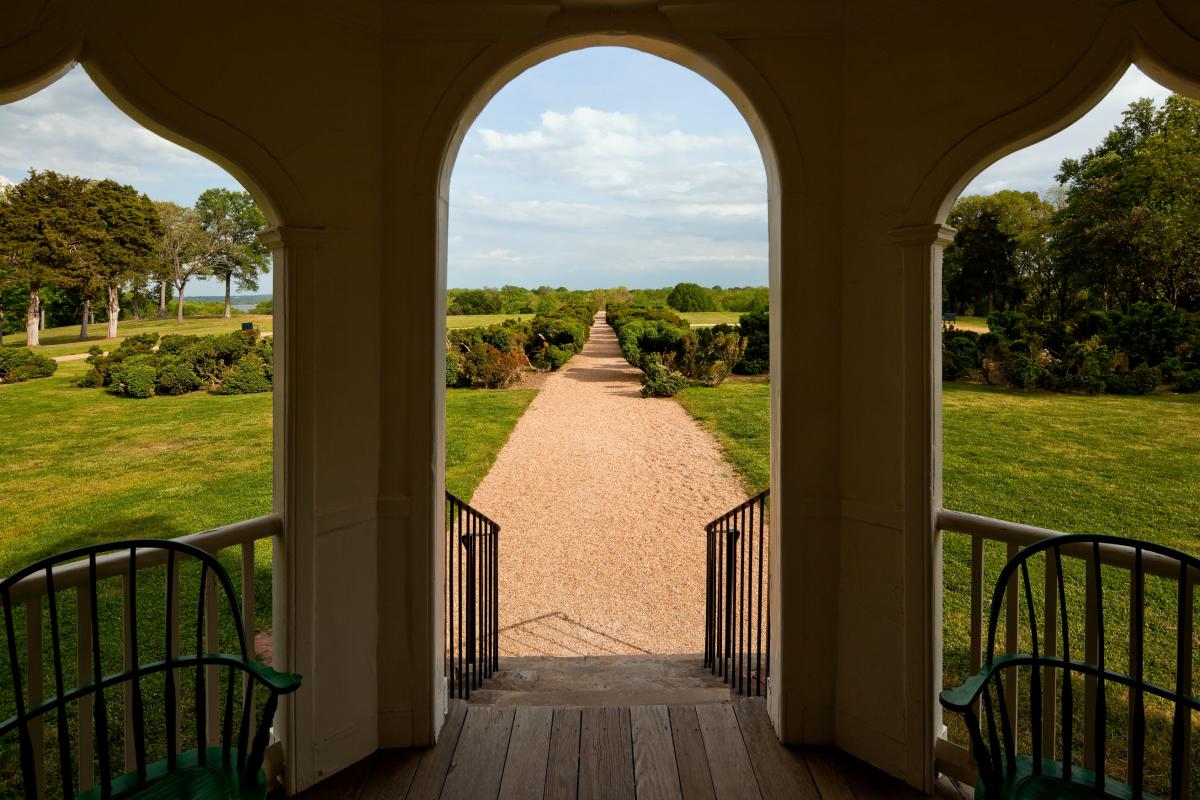 George Mason's Gunston Hall - Backyard View