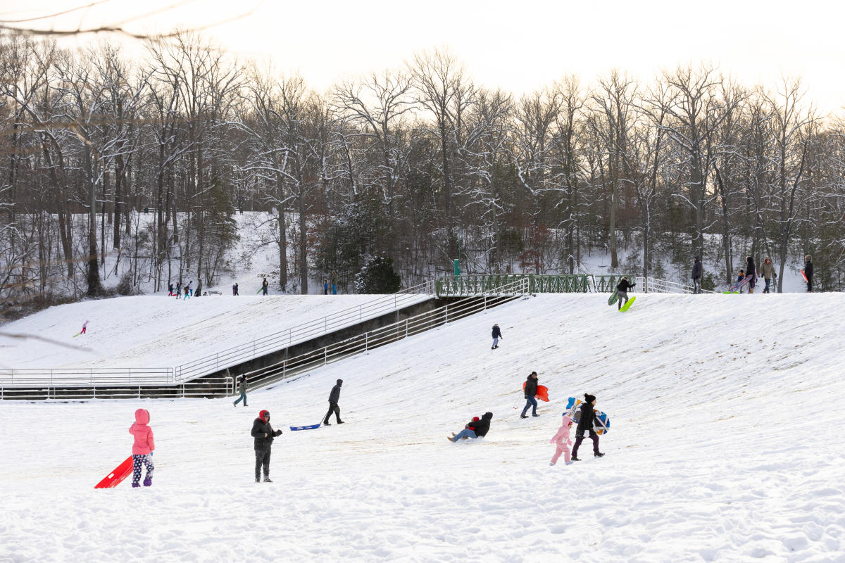 Reston - Lake Fairfax - Sledding - Winter