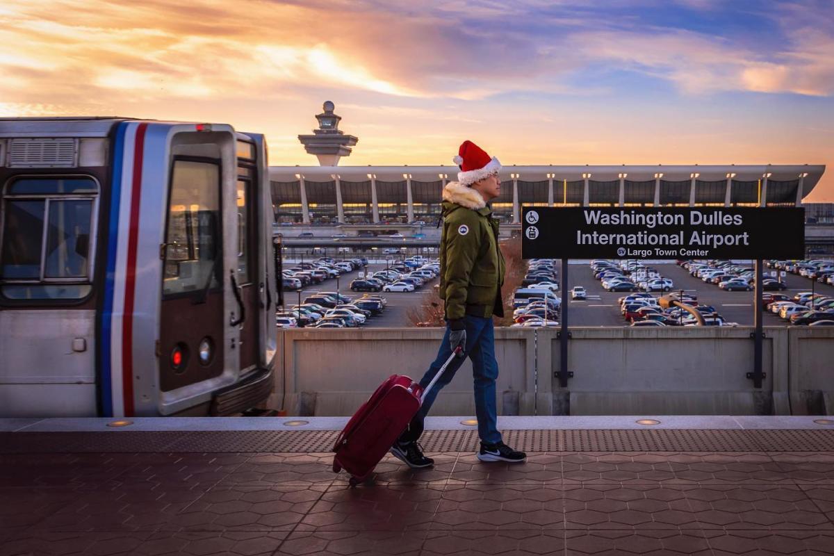 Metro - Dulles Airport - Transportation - Winter