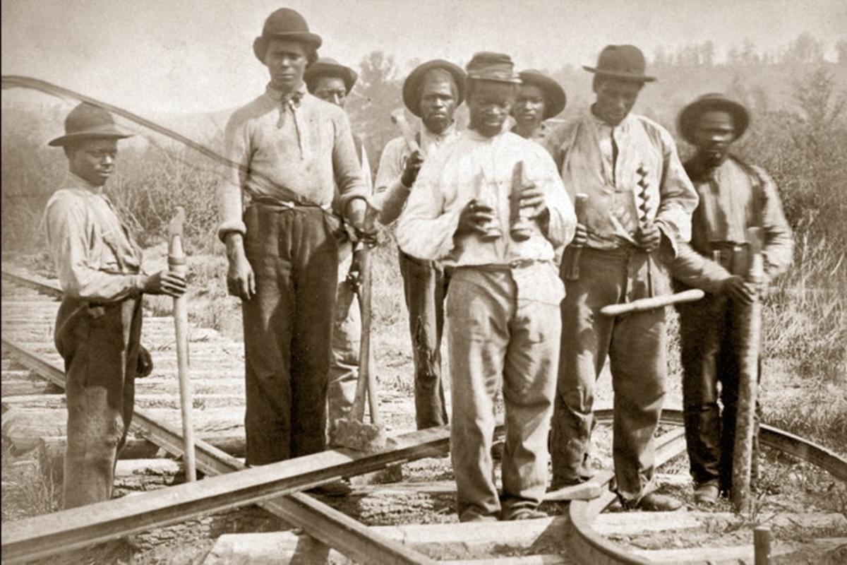 African American Woodchoppers - Black History - Burke Civil War Trails Marker