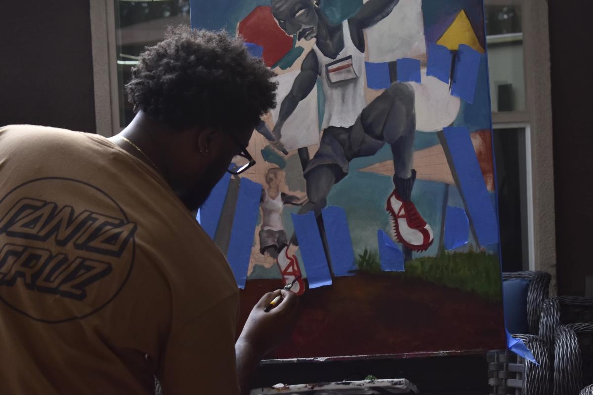 Black Canvas Paint