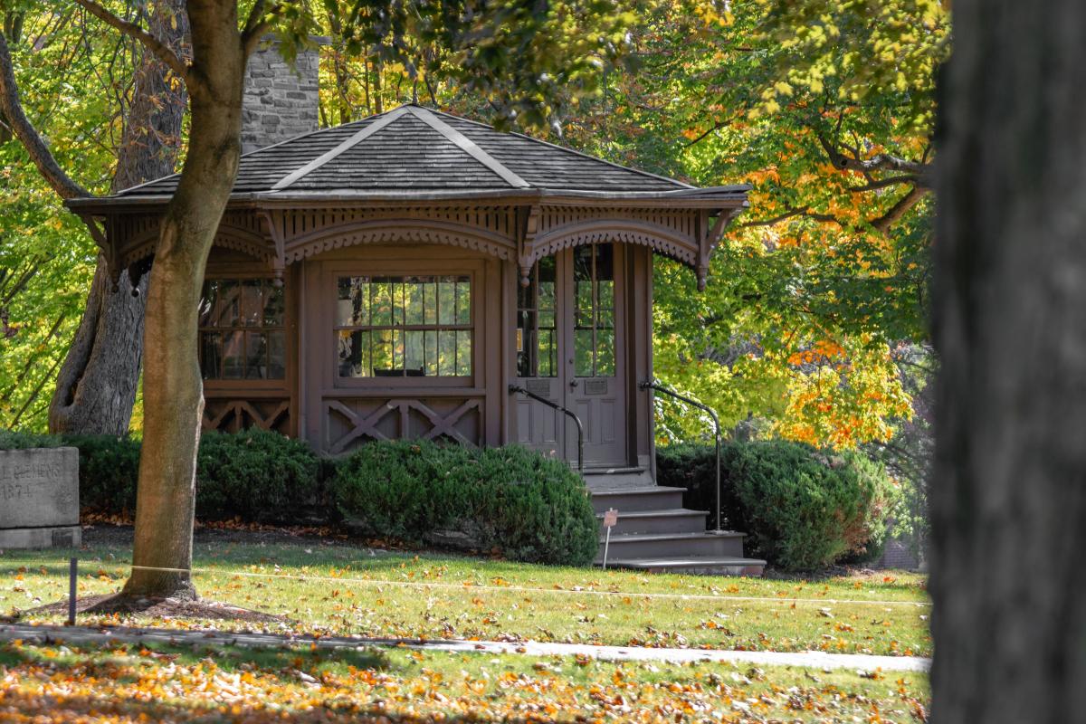 Mark Twain's study at Elmira College in Finger Lakes New York