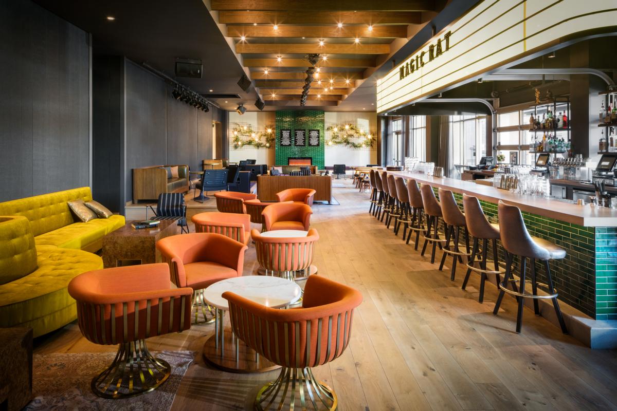 Interior of Magic Rat