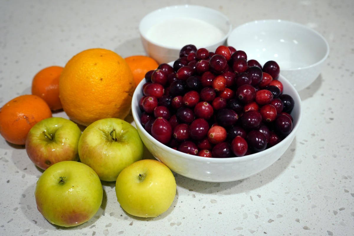 Apple Cranberry Orange Relish