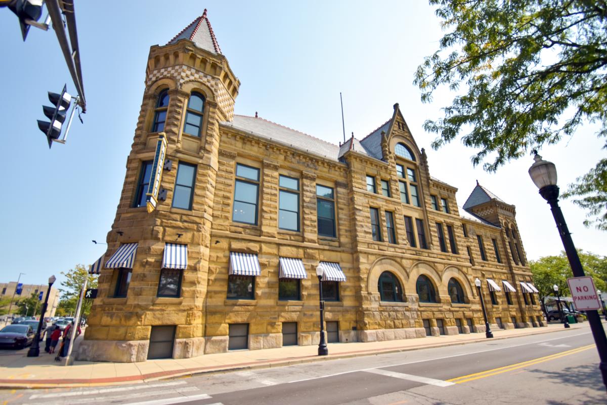 exterior of the history center building in fort wayne