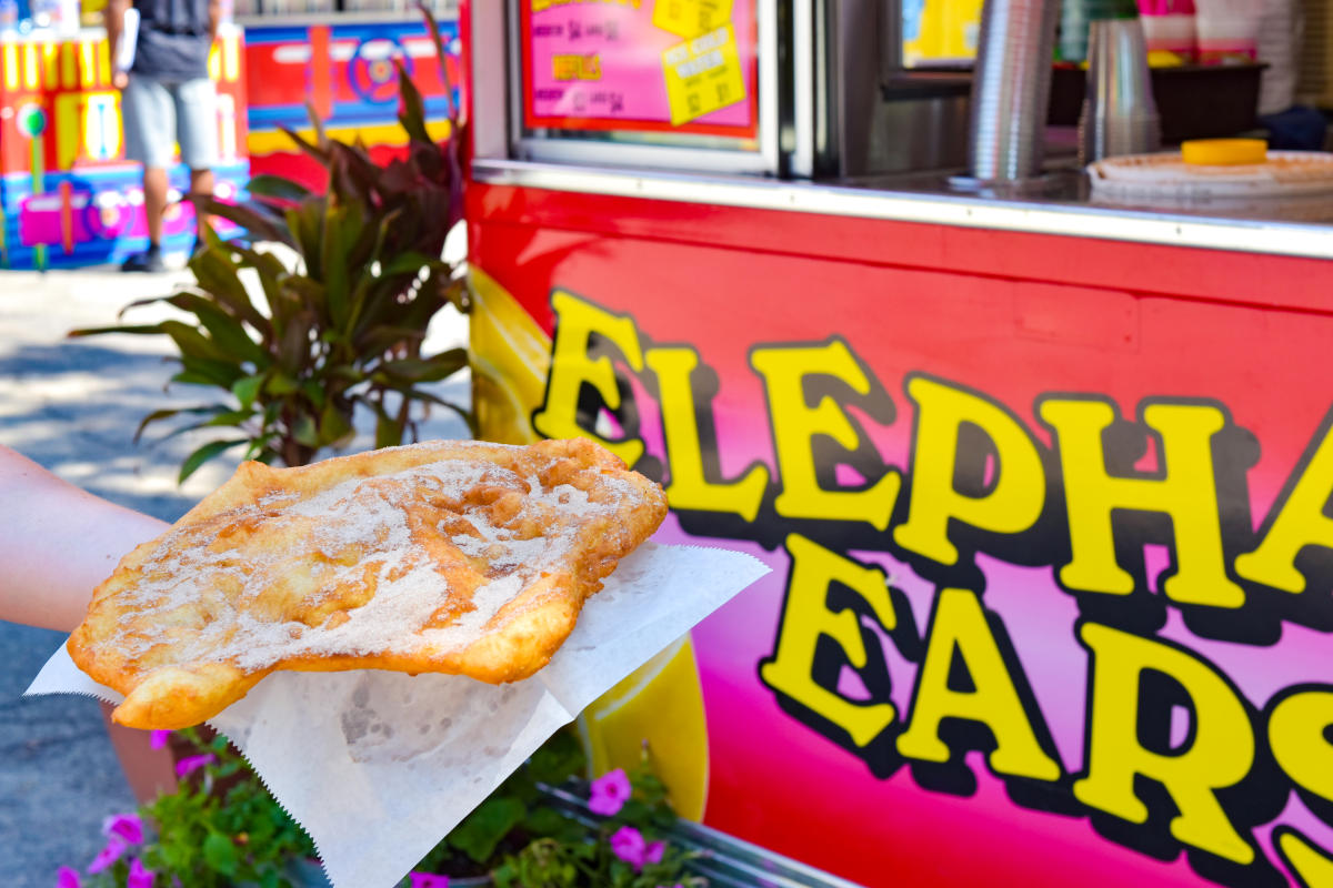 Elephant Ear at Junk Food Alley