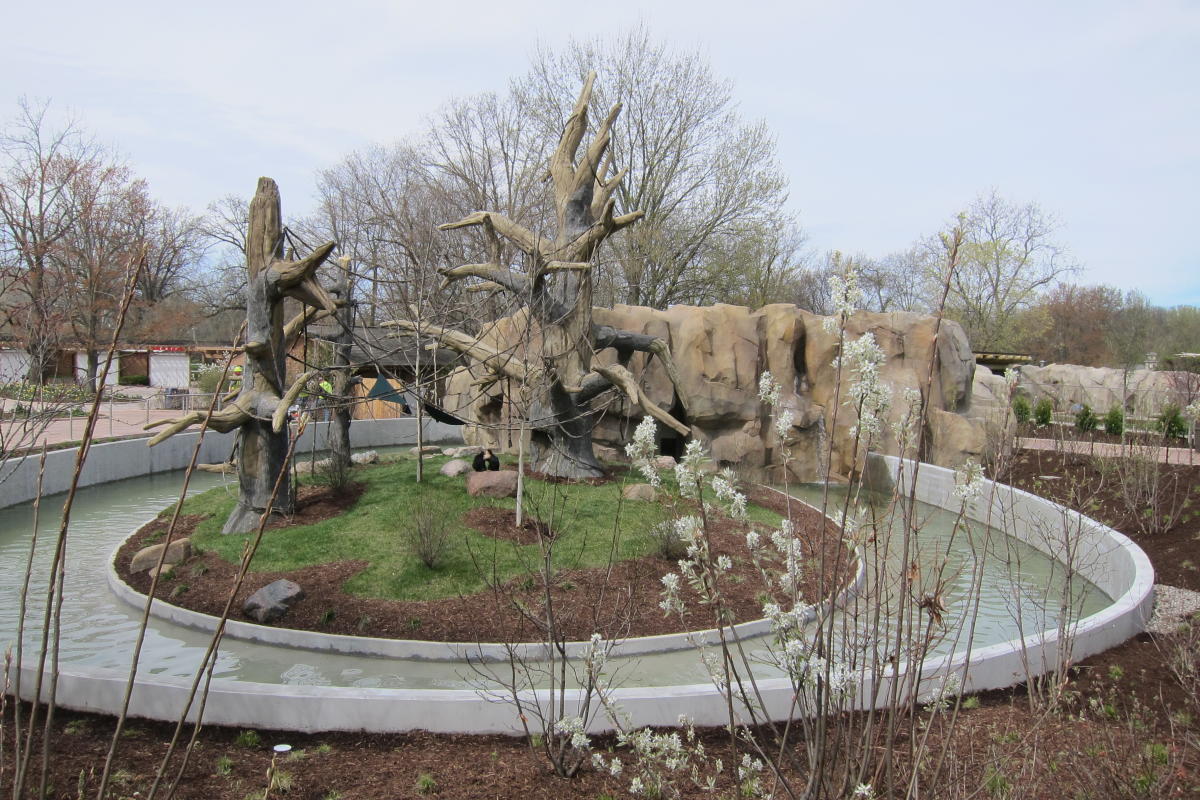 Monkey Island Exhibit at the Fort Wayne Children's Zoo in Fort Wayne, Indiana