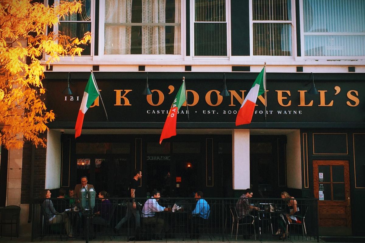 J.K. O'Donnell's Irish Pub Patio on Wayne Street