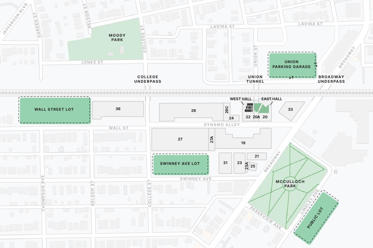 2023 Union Street Market Parking Map