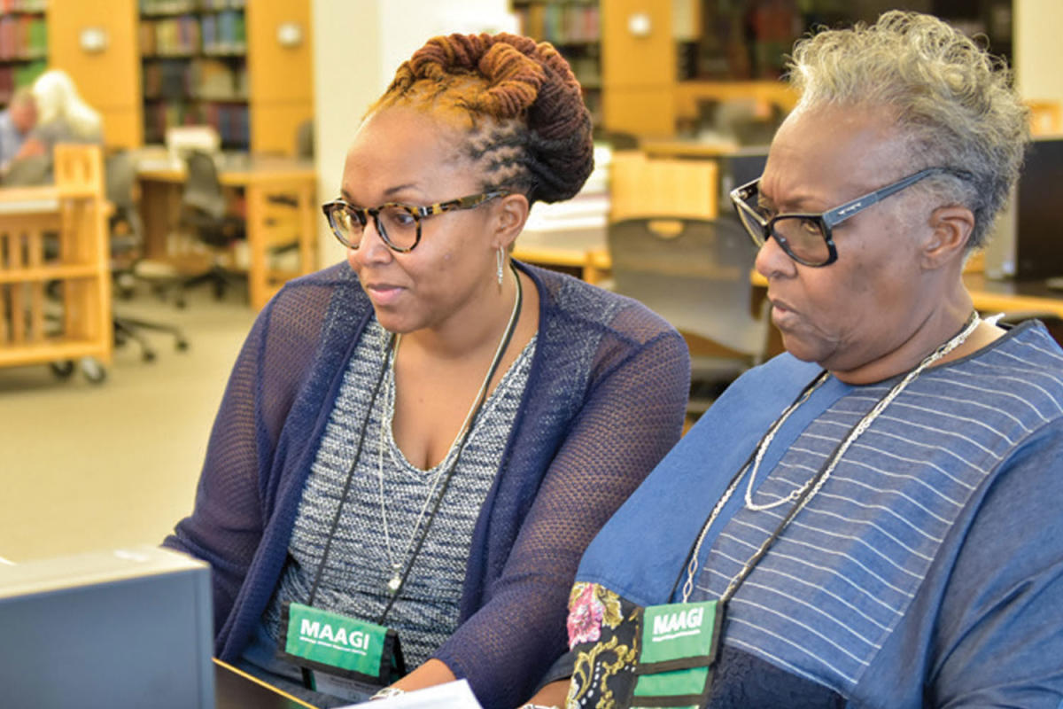 Researching at the Genealogy Center