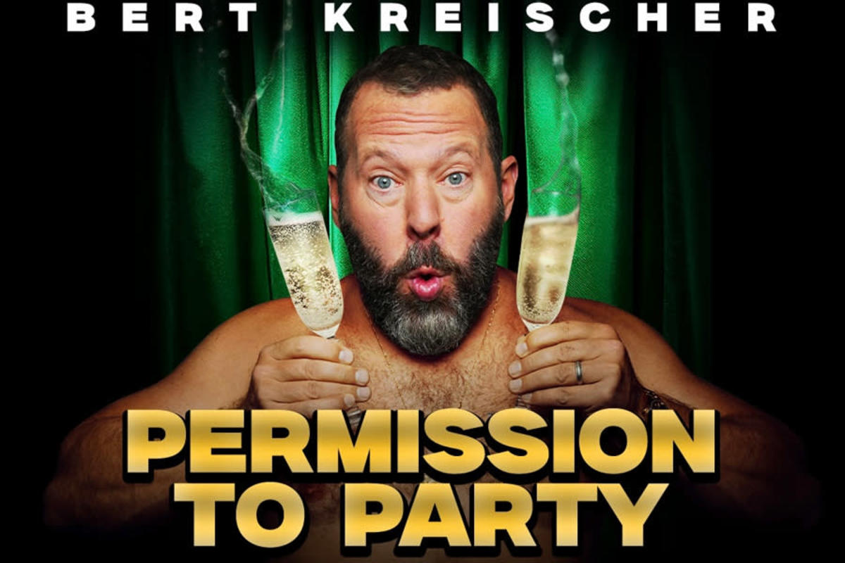 Bert Kreisher will bring his Permission to Party tour to the Memorial Coliseum in Fort Wayne on February 26, 2026.