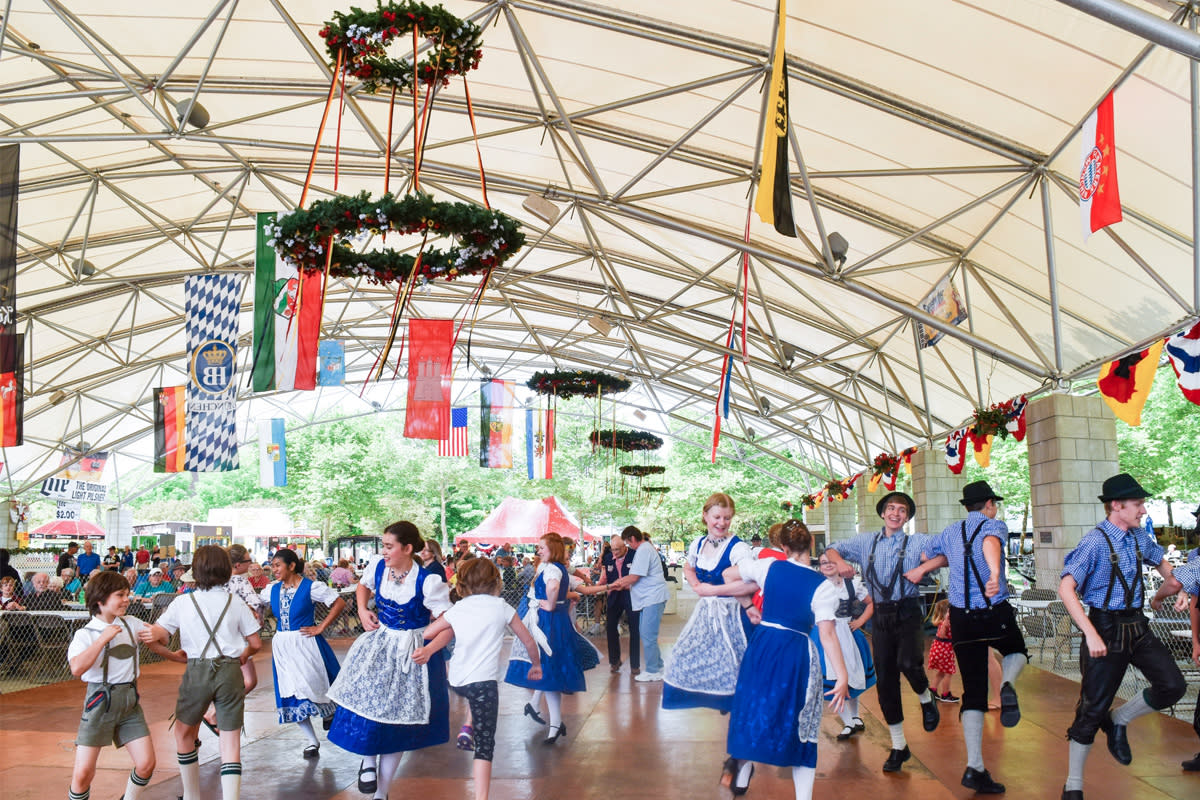 Germanfest Dancers at Headwaters Park in Fort Wayne