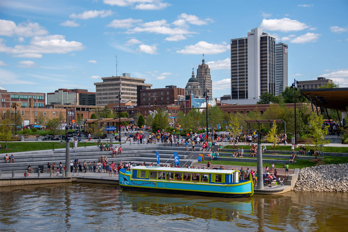 Promenade Park in Downtown Fort Wayne