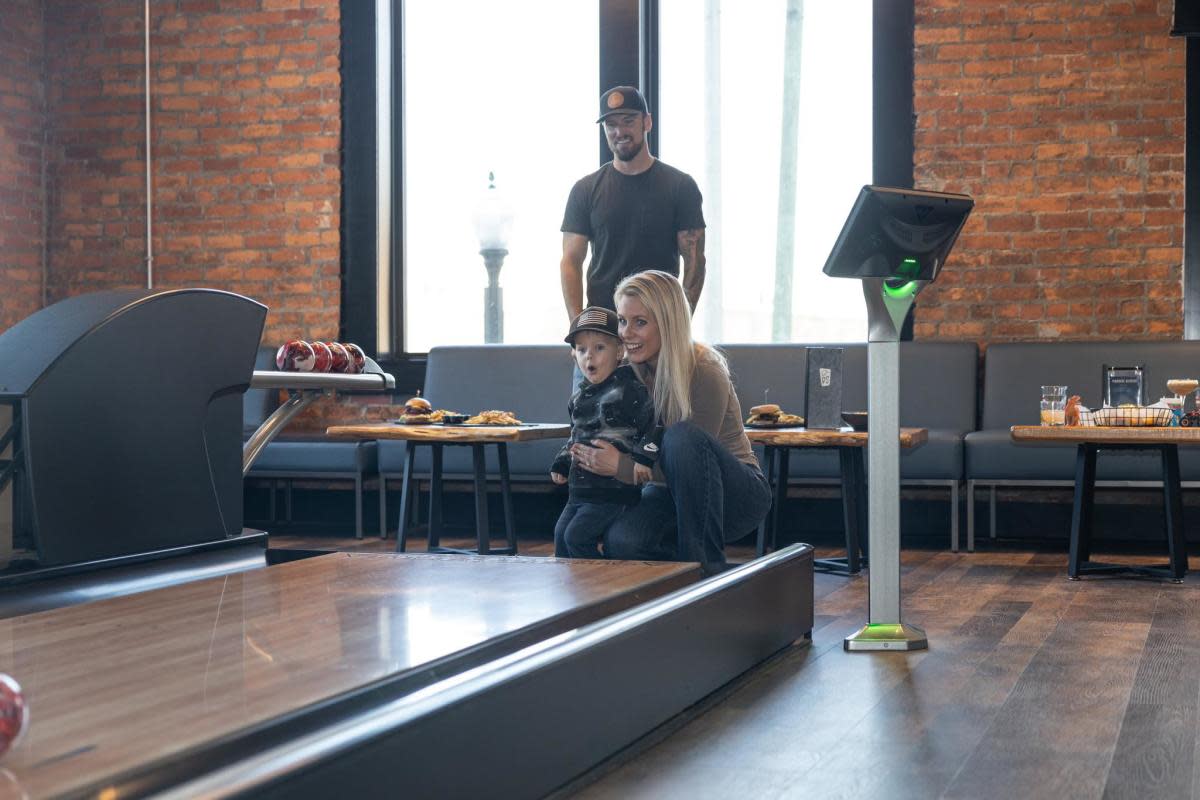 Family bowling at Pinhouse Social