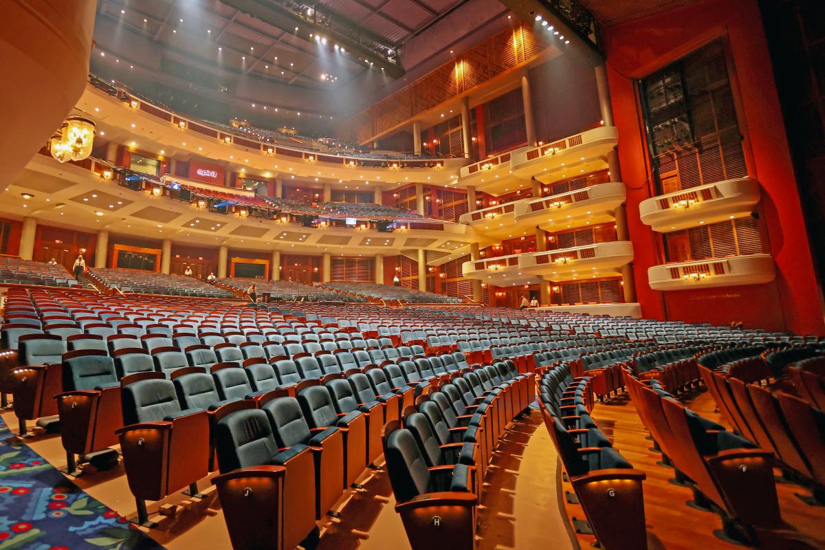 Inside view of the Broward Center For The Performing Arts