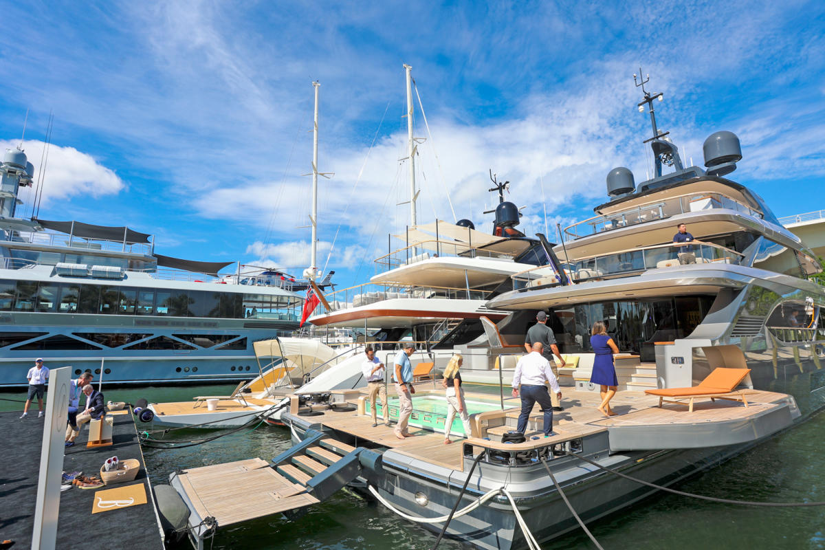 Superyachts In SuperYacht Village