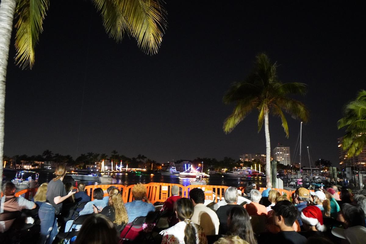 Winterfest Boat Parade Viewing Area