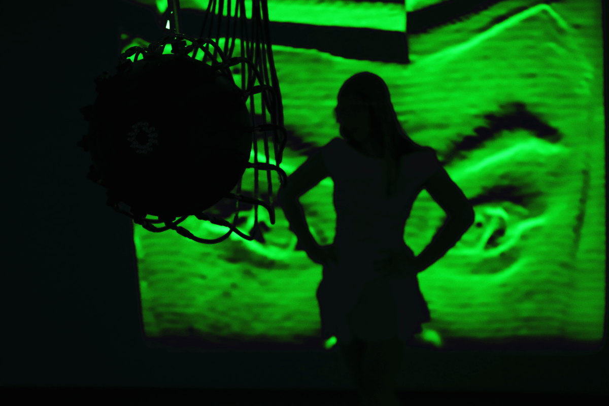 A view of someone posing in front of one of the IGNITE Broward