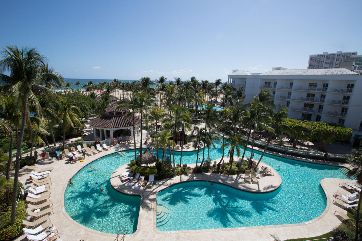 Pool view at Lago Mar Beach Resort and Club.