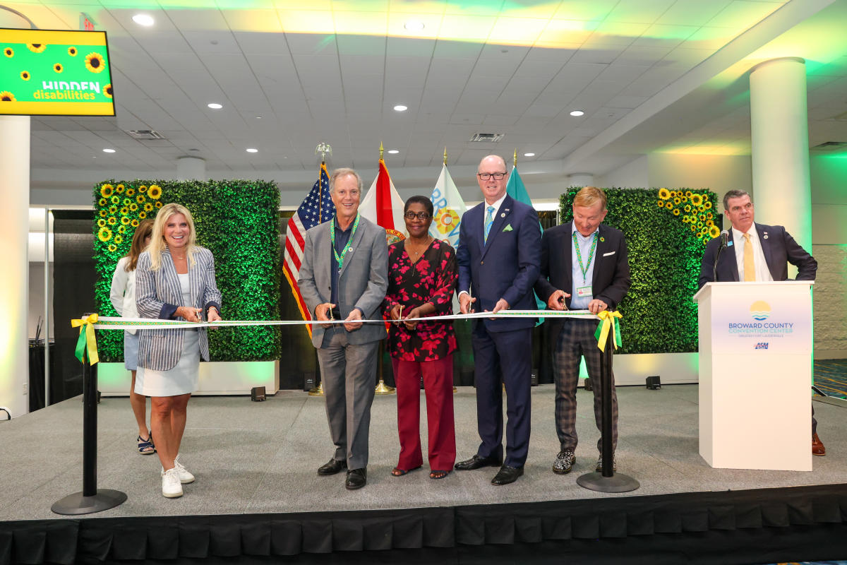 Sunflower Ribbon Cutting