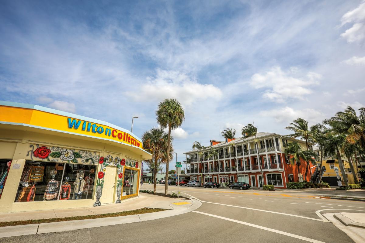 Exterior Of The Wilton Collective In Greater Fort Lauderdale